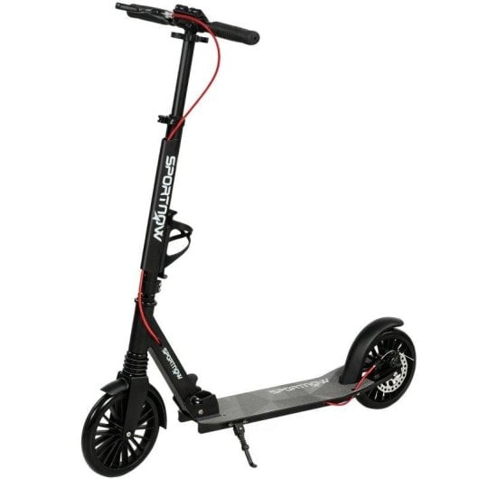 Patinete elétrico Welltin dobrável altura regulável rodas PU 200 mm duplo travão