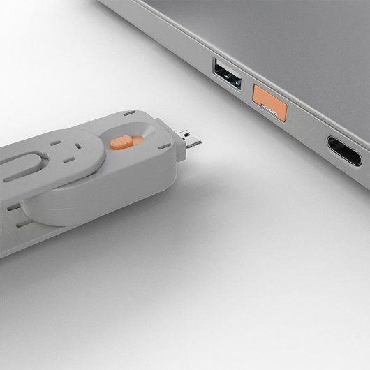 Llave bloqueador de puerto USB tipo A Lindy 40623 Naranja