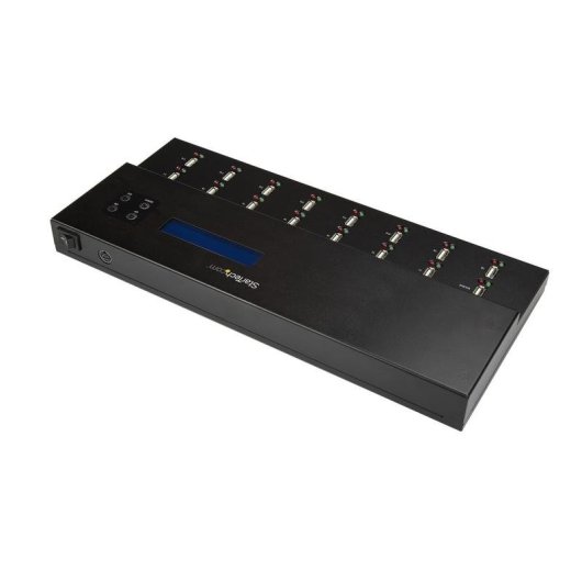 Duplicador USB StarTech.com 1:15 Clonador Autónomo 1,5 GB/min Pantalla LCD