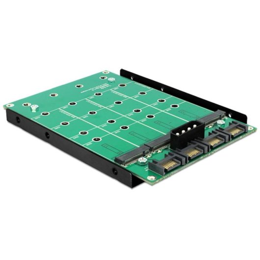 Convertidor Delock 62554 M.2 NGFF a SATA 4 unidades 2280/2260/2242/2230