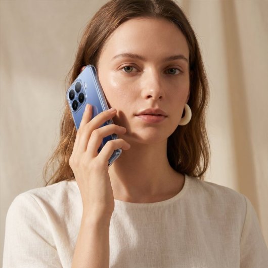 Capa para smartphone Silicone Transparente Flexível Antiderrapante para Xiaomi 17t Pro