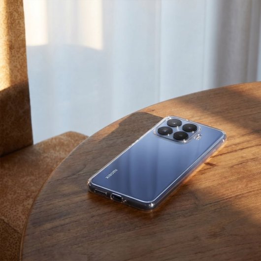 Capa para smartphone Silicone Transparente Flexível Antiderrapante para Xiaomi 17t Pro