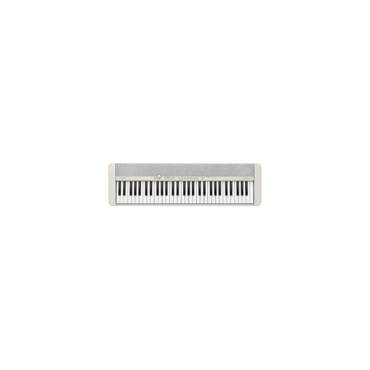 Keyboard Casio CT-S1 weiß digital mit 61 Tasten und AA-Batterien