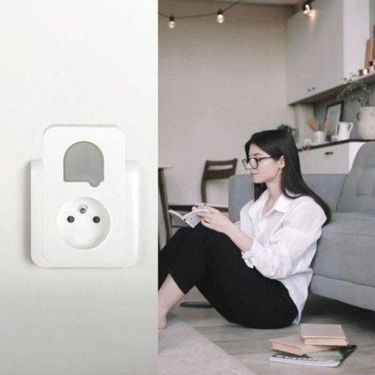 Campanello SCS SENTINEL Sone Duo Kit senza fili pulsante cinetico IP65 bianco