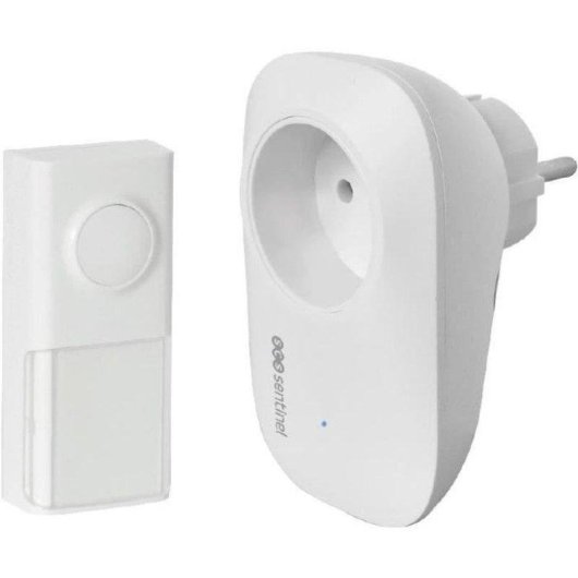 Campanello SCS SENTINEL Ecobell 100 Plug wireless esterno IP55 100 m 25 melodie