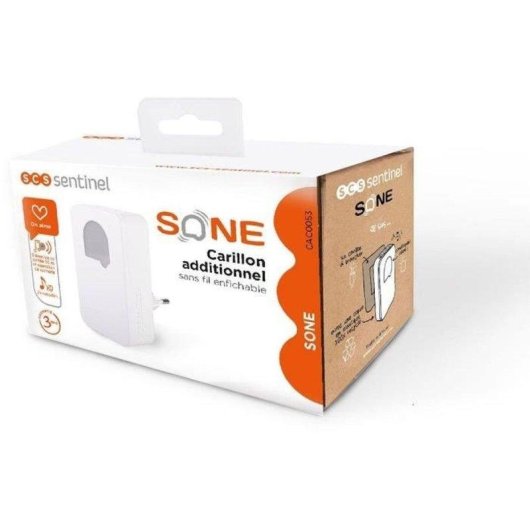 Campanello SCS SENTINEL CAC0053 wireless 433,92 MHz interno 25 melodie