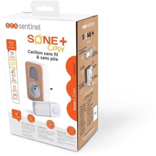 Campanello SCS SENTINEL Sone+ Wireless IP65 433 MHz Portata 150 m Esterno