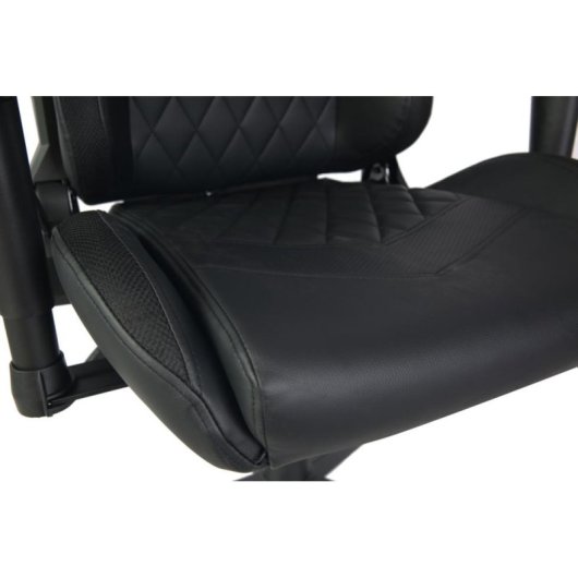Silla gaming Deltaco GAM-080 respaldo ajustable reposabrazos 2D negro