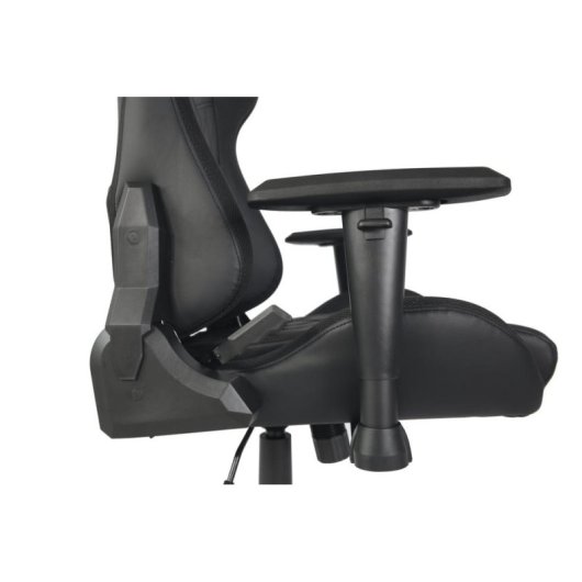Silla gaming Deltaco GAM-080 respaldo ajustable reposabrazos 2D negro