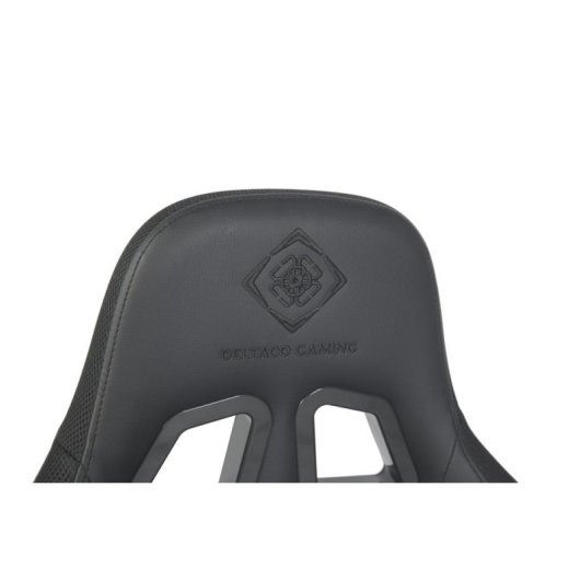 Silla gaming Deltaco GAM-080 respaldo ajustable reposabrazos 2D negro