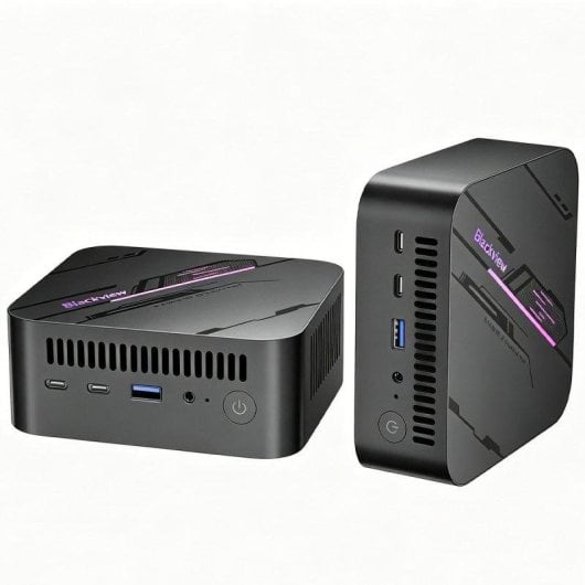Mini PC Blackview MP100 AMD Ryzen 5 7430U 16GB 512GB SSD Radeon Windows 11 Pro Triple Pantalla