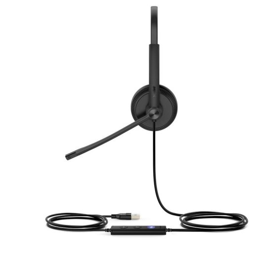 Yealink UH34 Dual Teams Headset mit USB-A Kabel, Geräuschunterdrückung, Büro, schwarz