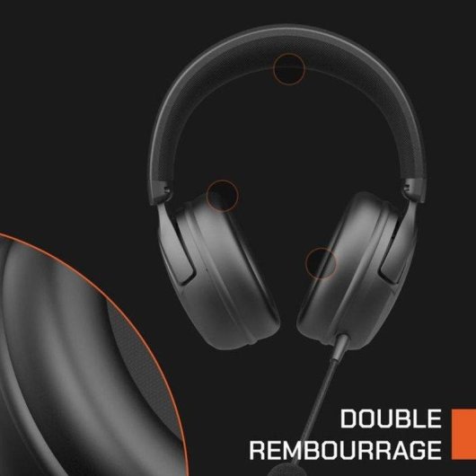 Casque Nova Gaming Atlas Gh215 sans fil Bluetooth 5.4 RGB Micro détachable
