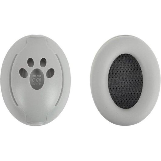 Casque anti-bruit bébé Tineo pliable ajustable gris, matériaux hypoallergéniques