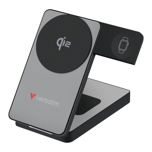 Batería externa Verbatim 10000 mAh Inalámbrica 30W PD 3.0 Gris