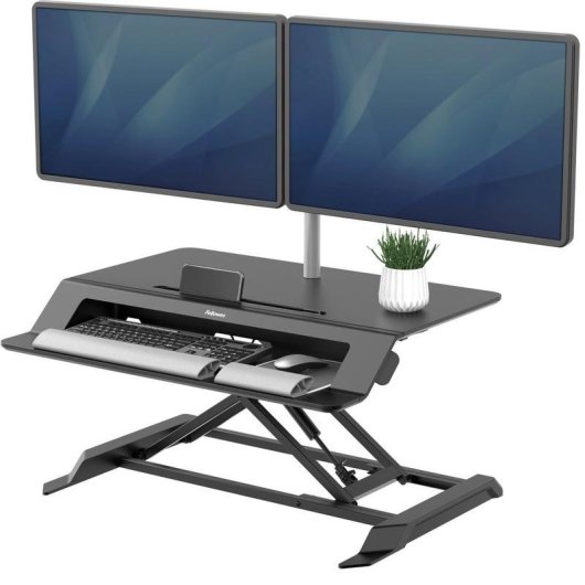 Steharbeitsplatz Fellowes Lotus LT Schwarz