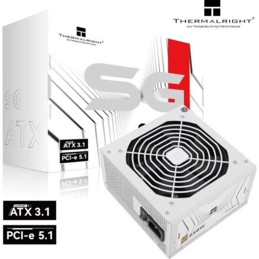 Fuente de alimentación Thermalright SG850-W 850W 80 Plus Gold modular blanca