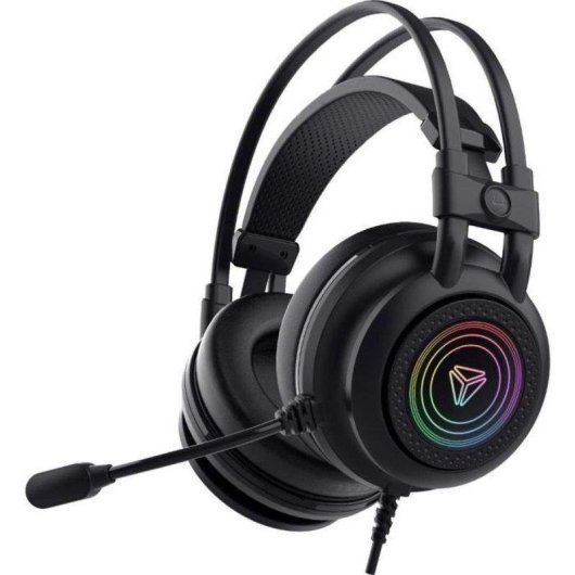 Cuffie Gaming Yenkee YHP 3035 USB 7.1 Surround Microfono Regolabile RGB Nero