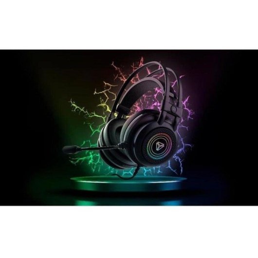 Cuffie Gaming Yenkee YHP 3035 USB 7.1 Surround Microfono Regolabile RGB Nero