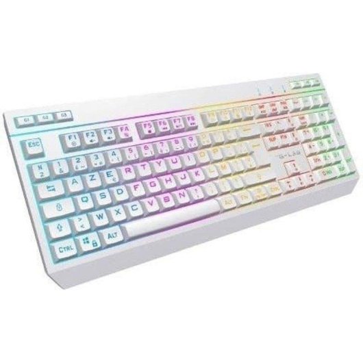 Tastatur The G-lab Combo Tungsten Ex W kabellos AZERTY RGB