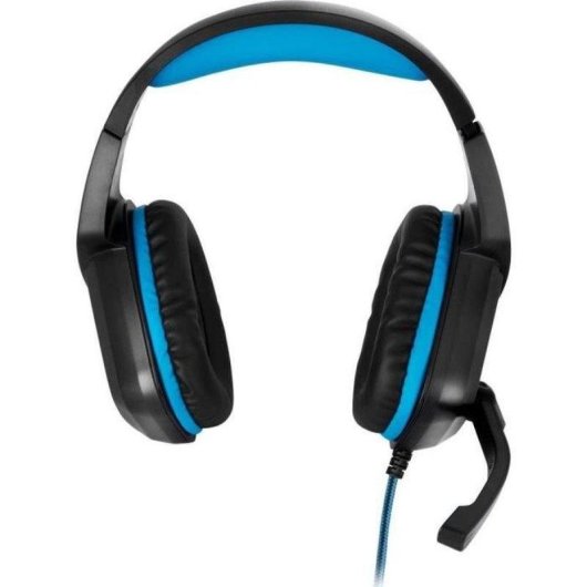 Cuffie Gaming Yenkee YHP 3005 Guerrilla cablate jack 3,5 mm nero e blu