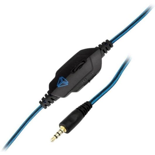 Cuffie Gaming Yenkee YHP 3005 Guerrilla cablate jack 3,5 mm nero e blu