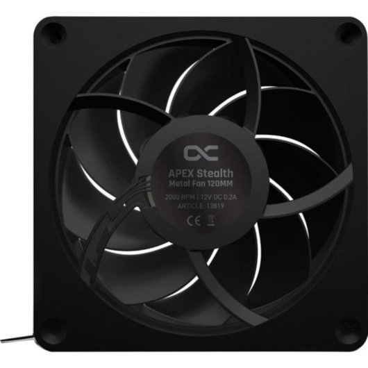 Raffreddamento Aria Alphacool 120mm 400-2000 RPM Apex Stealth Metall