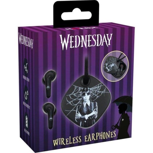 Écouteurs Konix Mercredi True Wireless Bluetooth 5.3 Intra-auriculaires Noir IPX4