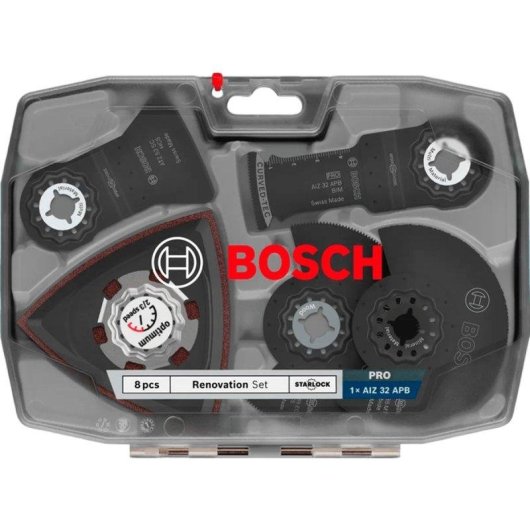 Bosch Starlock 8-teiliges Zubehör-Set für Schwingwerkzeug