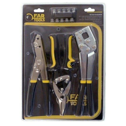 Kit de pinzas para pladur Far Tools 3 piezas cromado
