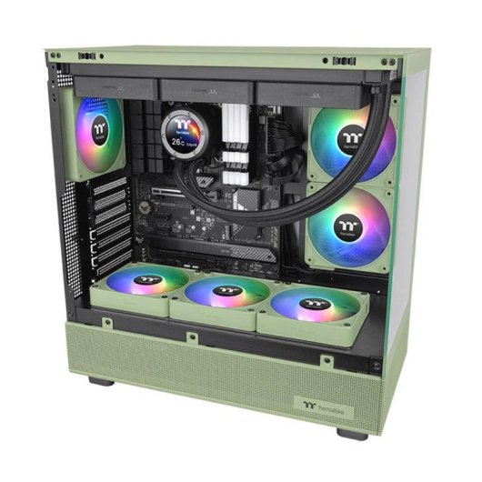 Refrigeração Ar Thermaltake 140 mm CL-F197-PL14MG-A RGB PWM Verde