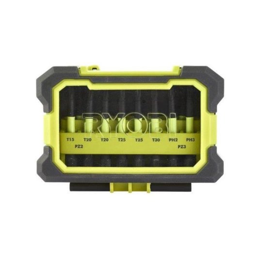 Kit 10 Punte Ryobi Torque+ RAK10MSDI Torx PH PZ 50 mm Custodia Rigida
