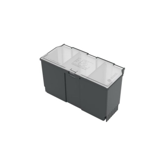 Bosch SystemBox Zubehörmodul Mittel 2/9 Stapelbar PP Klarsichtdeckel 235x105x133 mm
