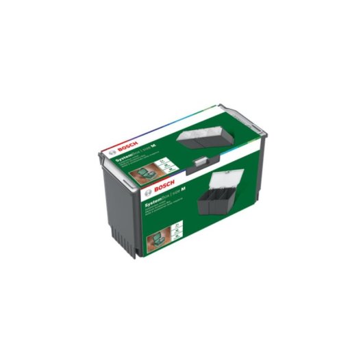 Bosch SystemBox Zubehörmodul Mittel 2/9 Stapelbar PP Klarsichtdeckel 235x105x133 mm