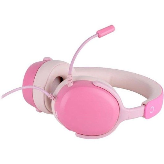 Cuffie Gaming Konix Nexus Over-ear con Microfono Flessibile Jack 3,5 mm Rosa