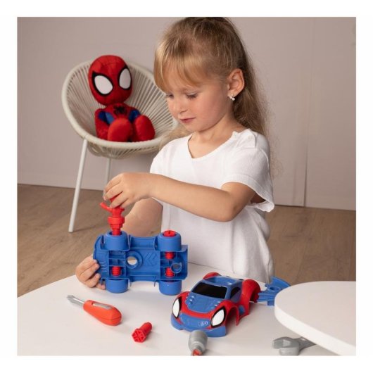 Kit Ferramentine Bambini Smoby Spidey con 13 Accessori, 3-6 Anni