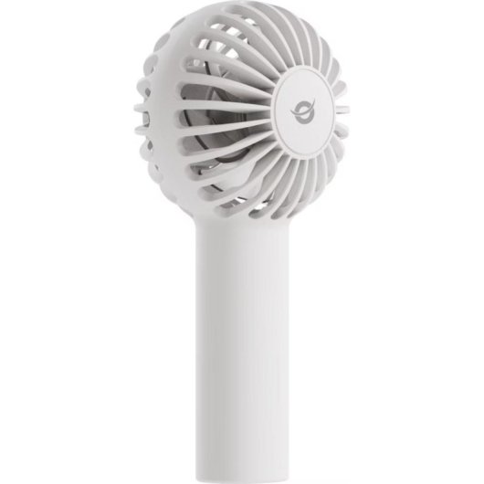 Mini Ventilador de Mano Conceptronic AERIVA01W Blanco 3 Velocidades Recargable 8h Autonomía