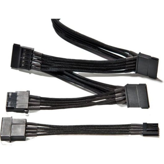 Cable alimentación be quiet! CM-30750 SATA a Molex 0,7 m Negro