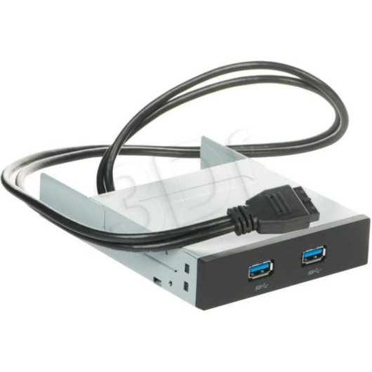 Frontpanel USB 3.0 Chieftec MUB-3002 2 Anschlüsse 3.5"