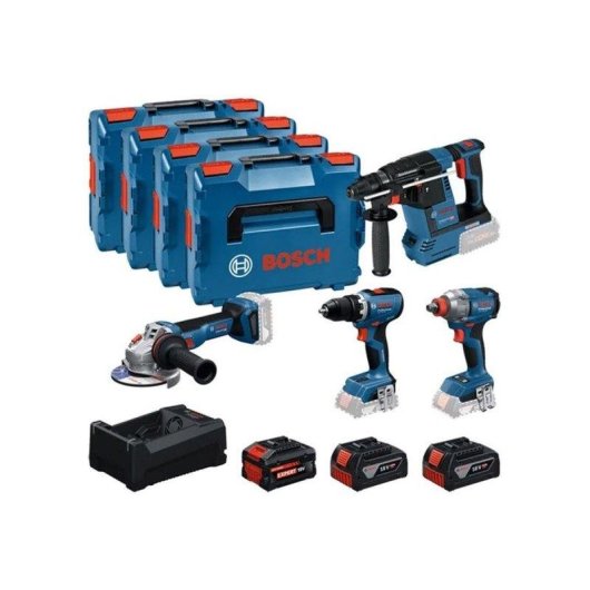 Kit Combo Bosch Professional 0615A500BJ 18V Sin Cables 4 Herramientas