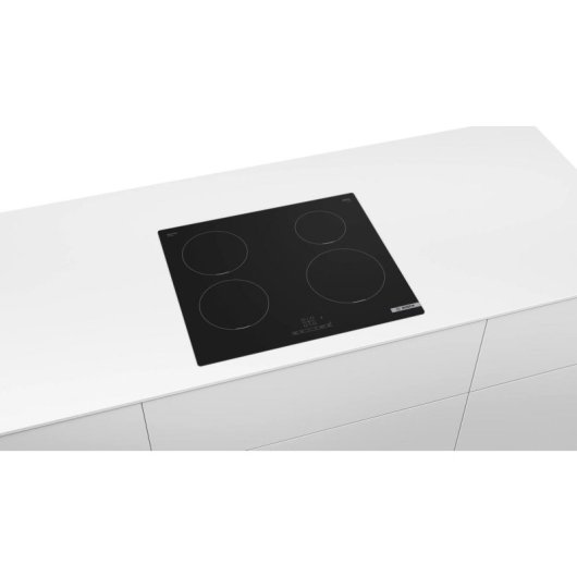 Placa de inducción Bosch Serie 4 PUE611BB5D Negro 59.2 cm 4 zonas vidrio cerámica