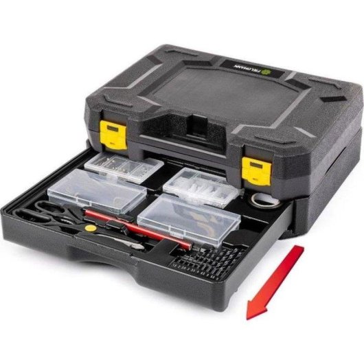 Juego de herramientas manuales Fieldmann FDG 5024-325R 325 piezas maletín
