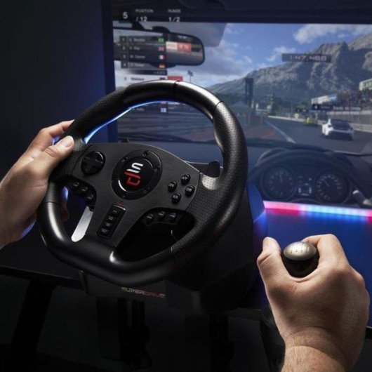 Subsonic GS850-X Volante de Carreras 270° Pedalera Levas USB PS4 Xbox One