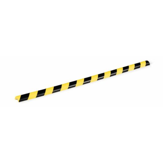 Cantonière murale arrondie Durable 1115130 Noir Jaune 1000 mm x 50 mm