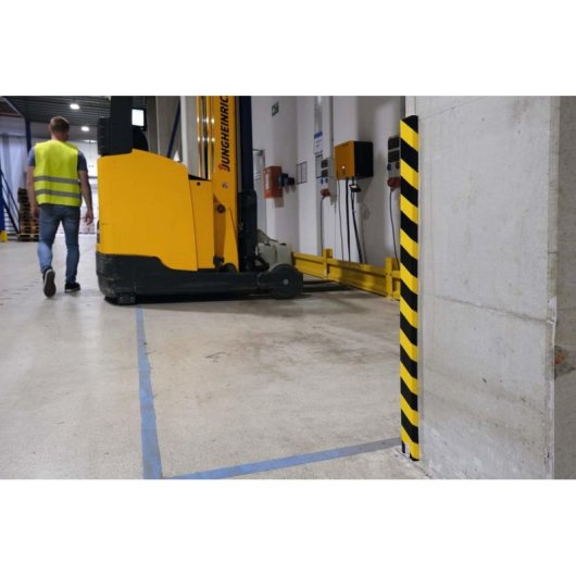 Angolare a Parete Durable S20 Plastica Nero/Giallo 1000 mm x 60 mm