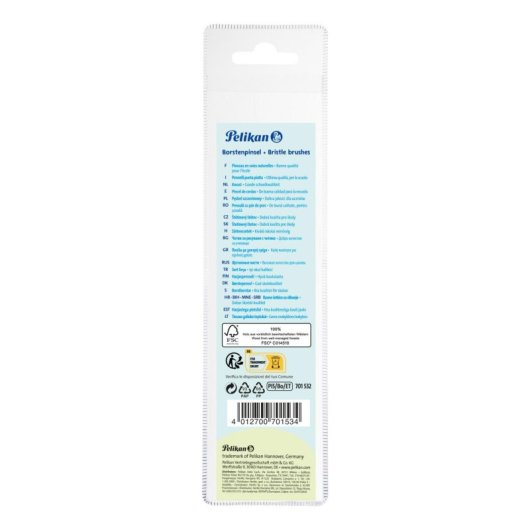 Conjunto de Pincéis Pelikan 701532 5 Pincéis de Madeira