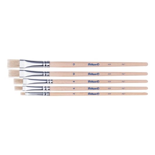 Conjunto de Pincéis Pelikan 701532 5 Pincéis de Madeira