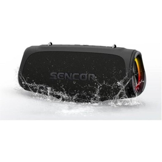 Enceinte Sencor Resonex Midi Bluetooth 80W IPX7 avec LED multicolore