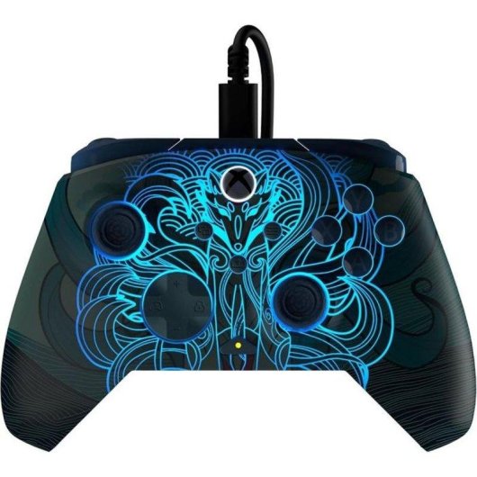 Comando Turtle Beach Rematch Advanced Blue Kitsune Xbox e PC com cabo