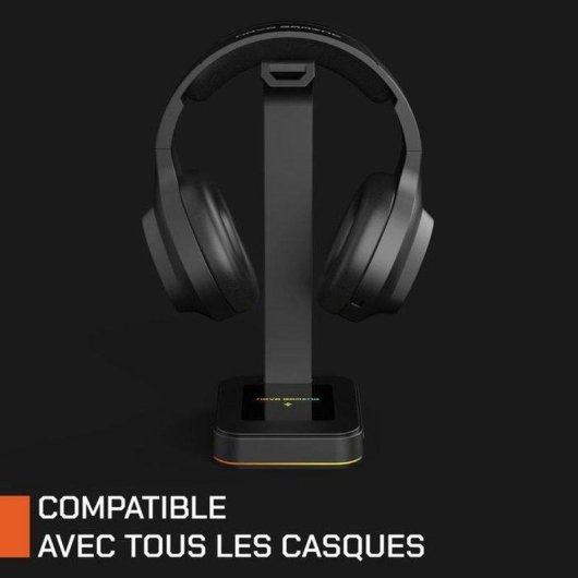 Supporto Gaming RGB con 2 Porte USB e Controllo Nova Gaming Hydra